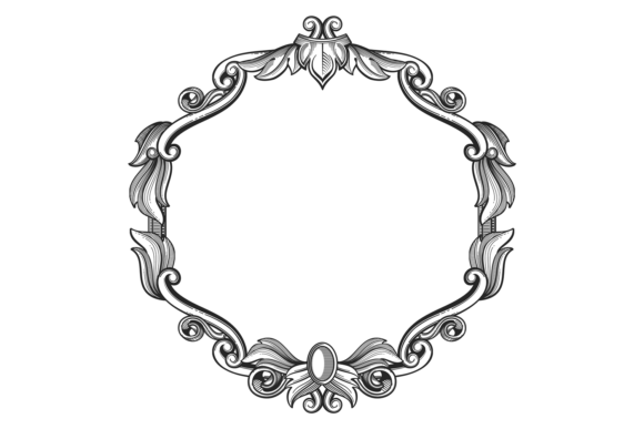 Baroque Picture Borders: Vintage Style for Modern Use