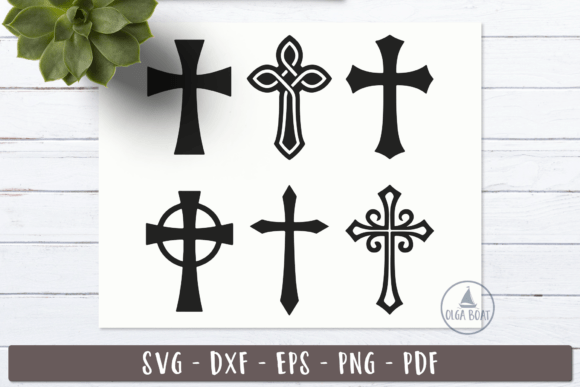 Elevate Designs with Simple Cross SVG