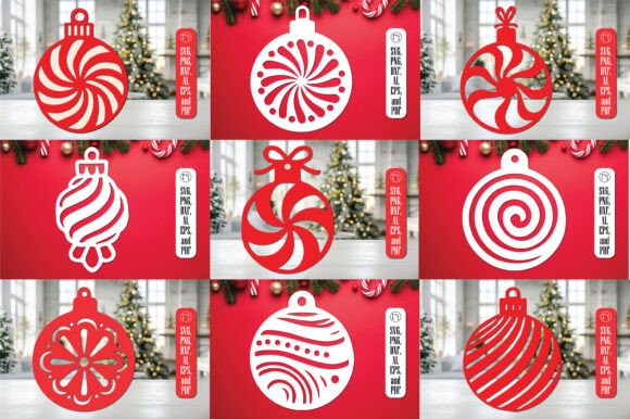 Elevate Your Holiday Crafts with the Christmas Decorative Ball SVG Bundle