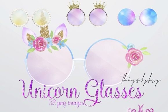 Elevate Your Summer Designs with Magical Fairy Sunglasses Overlay PNG Graphics