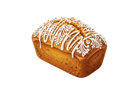 Elevating Autumn Aesthetics: The Art of the Decorative Iced Loaf Cake with Gold