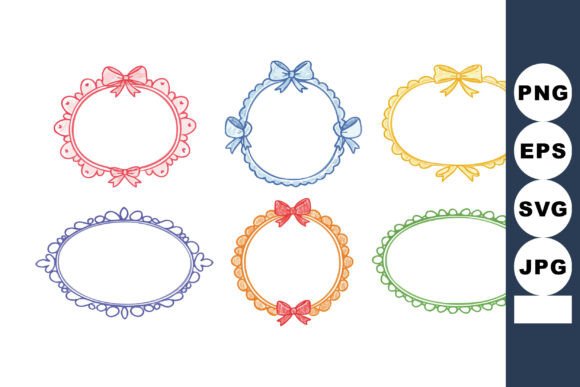 Elevating Digital Design: The Strategic Value of Decorative Oval Frames with Bows in Past for Modern Creators