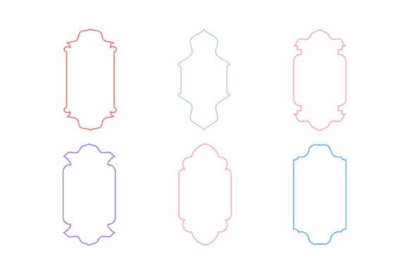 Elevating Visual Identity with Islamic Vertical Frame Design Set 6-28