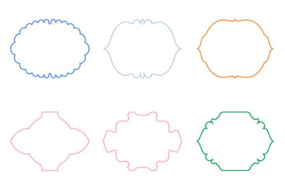 Elevating Visual Identity with the Islamic Frame Design Thin Line Set 6-18