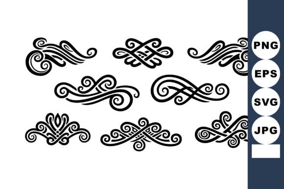 Elevating Your Designs with Ornamental Vintage Decorative Flourishes