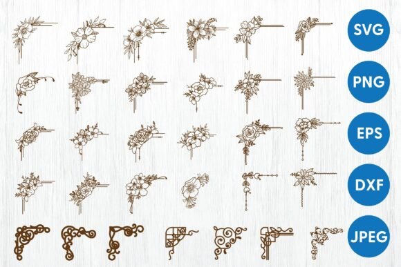 Evaluating the 200 Decorative Corners SVG Bundle for Digital Crafting Projects