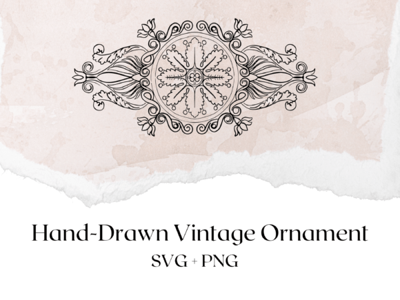 Evaluating the Hand-Drawn Vintage Ornament SVG PNG Collection for Professional Design