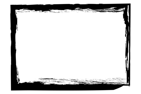 Evaluating the Ink Brush Border: A Grunge Decorative Black Frame for Modern Design
