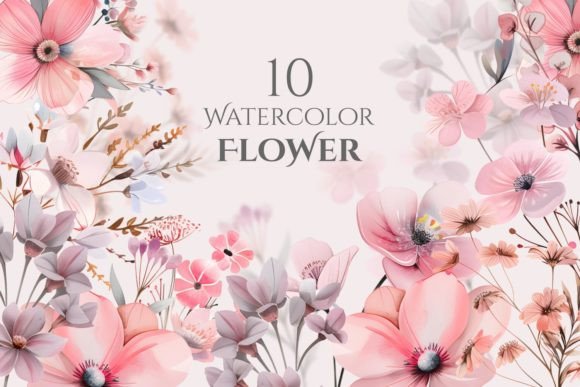 Evaluating the Wildflower Watercolor Flower Clipart Set for Creative Projects