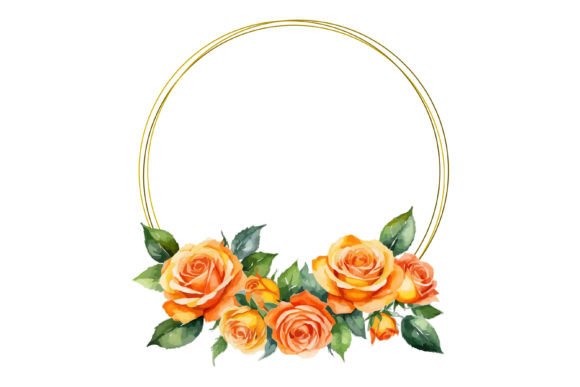 Exploring the Versatility of a Watercolor Floral Wreath Frame for Modern Design