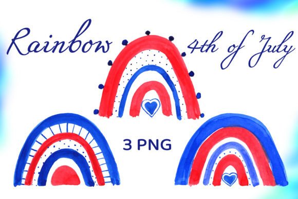 Strategic Visual Branding: Leveraging Rainbow Clip Art and USA Patriotic Themes for Impact