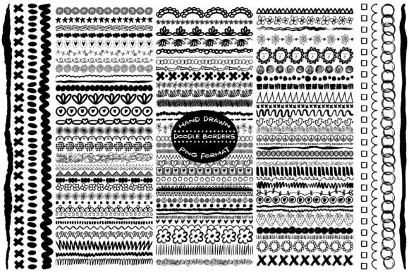 Unleashing Creativity with Hand-Drawn Decorative Doodle Borders and Dividers