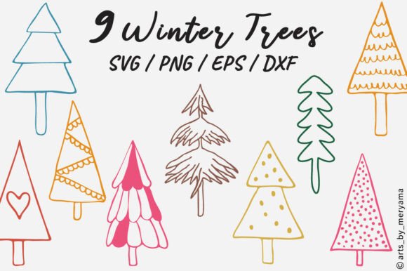 Unlocking Creative Potential: A Comprehensive Guide to Hand Drawn Decorative Winter Trees for Modern Crafting