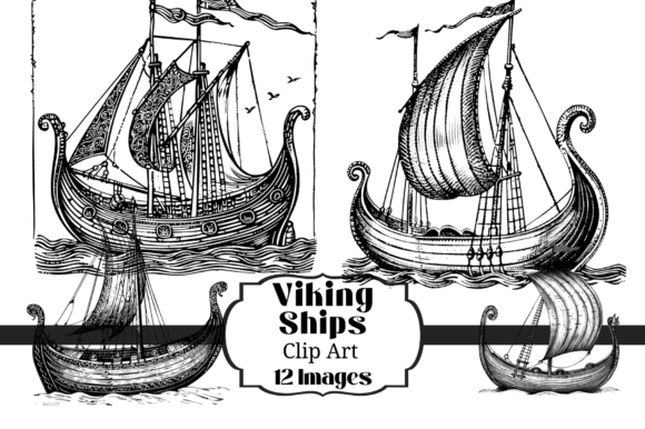 Unlocking Creative Potential: A Guide to Viking Ship Black and White Clip Art for Modern Crafts